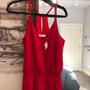 Amanda uprichard red romper